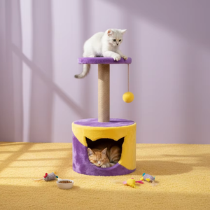 Amistar Honey Den Retreat – Arbre à chat haut de gamme pour toutes les races - Product Image 1