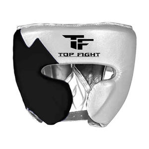 Protège-tête professionnel Design personnalisé Entraînement Boxe Protège-tête Qualité supérieure Casques de boxe Blanc Bleu - Product Image 5