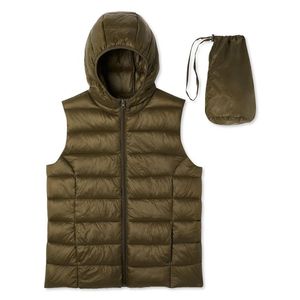 Gilet coupe-vent zippé imperméable pour femme OEM avec capuche | Gilet rembourré mobile de haute qualité | Design et logo personnalisés - Product Image 2