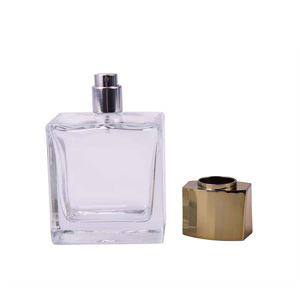 Bouchon de flacon de parfum en zamac noir, pulvérisateur à pompe durable, flacons en verre de 100 ml, boîtes en métal, plastique, aluminium, plastique ABS, personnalisé - Product Image 5