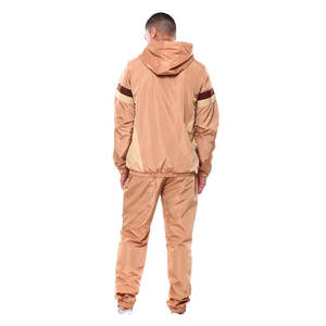 Ensemble de survêtement d'hiver pour homme en polyester/nylon, imperméable, respirant, coupe-vent, avec fermeture éclair, logo personnalisé, pour l'extérieur - Product Image 5