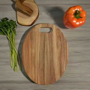 Tabla de cortar de madera al por mayor vendedora caliente para decoración y accesorios de mesa de corte de verduras - Product Image 1