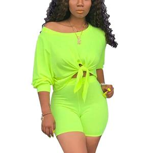 Sudadera de algodón 100% para mujer, sudadera recortada de verano más vendida con diseño de nudo frontal, precio al por mayor, ropa de verano absorbente - Product Image 6