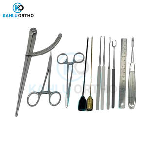 Hôpital en acier inoxydable à prix d'usine utilise un ensemble médical de 24 pièces d'instruments de chirurgie plastique par KAHLU ORTHOPEDIC - Product Image 3