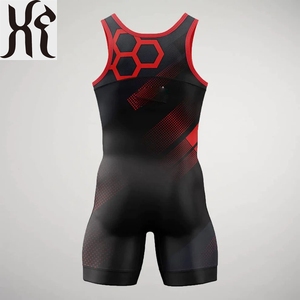 Jeunes Cool Red Logo personnalisé Design Jouer à la lutte Collants de lutte pro grande taille pour hommes et femmes