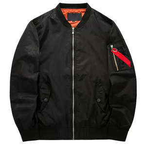 แจ็คเก็ตบอมเบอร์ผู้ชายขายดี ลายปัก สีสั่งทำได้ สไตล์ใหม่ ผ้าคอร์ดูรอยโพลีเอสเตอร์ 100% กันลม ระบายอากาศได้ดี - Product Image 1