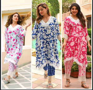 Collection de Salwar Kameez pour femmes SHIV FASHION, vêtements de fête, imprimé numérique, dentelle fantaisie, tissu Maslin lourd, séchage rapide, toutes saisons - Product Image 5