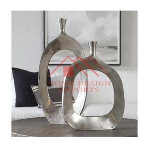 Maisons de luxe décoratives pour la maison Vases de qualité supérieure Vases à fleurs en aluminium Vases meilleure vente en métal de haute qualité Meilleure vente - Product Image 1