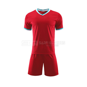 Conjunto de ropa de fútbol transpirable Logotipo personalizado y número Deportes Camiseta de fútbol - Product Image 3