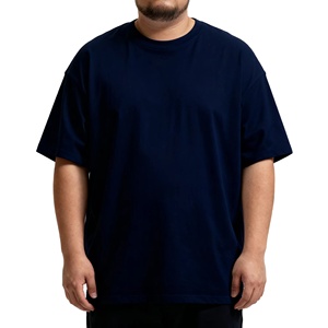 Camisetas de Manga Corta Personalizadas de Moda Urbana, 100% Algodón Interlock 240Gsm, Talla Grande, Verano, Alta Calidad, para Hombre - Product Image 5