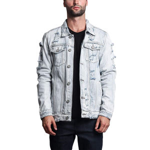 <b>Customized</b> Made Unique Design Men Outer Wear <b>Denim</b> <b>Jackets</b> 2025 Breathable <b>Denim</b> Men's <b>Denim</b> <b>Jacket</b> BY WAKIN WEAR - Product Image 3