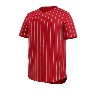 Jersey de béisbol para Unisex Pakistán Hecho de la mejor calidad Venta al por mayor Jersey de béisbol Transpirable Ropa deportiva de secado rápido Diseño a rayas - Product Image 2