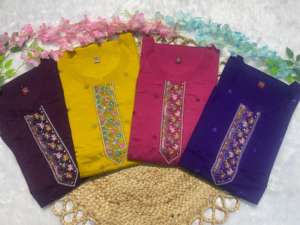 Conjunto Kurti de algodón de la mejor calidad con Dupatta a juego para oficina y uso diario disponible a precios asequibles - Product Image 5