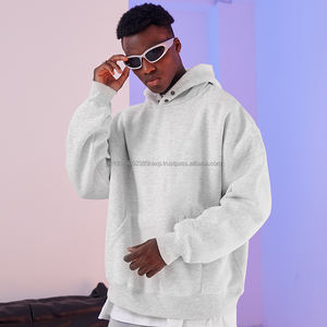 Sweat à capuche homme surdimensionné de marque populaire Logo personnalisé mode Streetwear impression 3D en relief conception vierge unie hiver XS taille ODM - Product Image 6