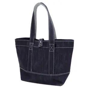 Factory Made Cheap Price Custom Color Denim Jeans Tote Bags For Women 2023 Latest Design Denim Jeans Tote Bags