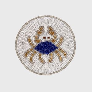 Perles de rocaille en forme d'animal brodées à la main haut de gamme oeuvre personnalisée sous-verre promotionnel décoratif en verre perlé étanche - Product Image 2