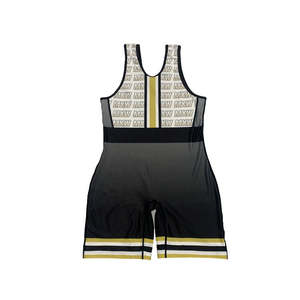 Maillot de lutte pour homme avec ajustement extensible flexible et matériau respirant pour les entraînements de gymnastique et la compétition - Product Image 2