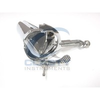VET-SAKURAI VAGINAL SPECULUM CHROME PLATED BRASS 3 X 10 CM LARGE SIZE GYNECOLOGICAL SURGICAL INSTRUMENT
