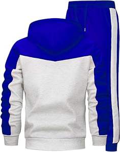 Ensemble de survêtement 2 pièces pour homme, survêtement de sport à fermeture éclair intégrale, jogging, entraînement en salle de sport - Product Image 2