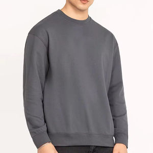 OEM personnalisé meilleure vente de sweatshirts pour hommes de haute qualité plaine coupe régulière O cou hommes sweatshirts - Product Image 6