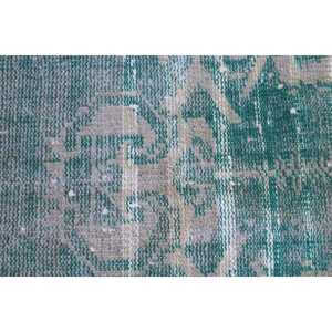 Petit tapis turc 2,2x4,1 pieds, tapis en laine camouflage vert vintage - Product Image 5