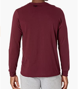 Camiseta de manga larga para hombre, prenda de vestir, de algodón, 100%, compra a granel - Product Image 3