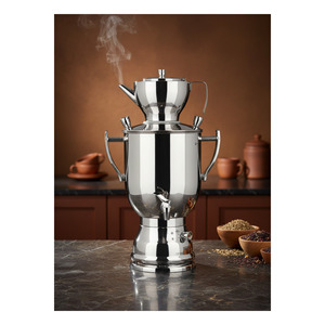 Samovar électrique professionnel en acier inoxydable de 8 litres, 2500 W, urne à thé isotherme - Product Image 6