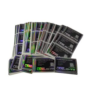 Vòng rõ ràng logo nhựa dán nhãn in ấn tùy chỉnh OEM có thể ghi Sticker hai mặt in ấn nhãn không thấm nước - Product Image 3