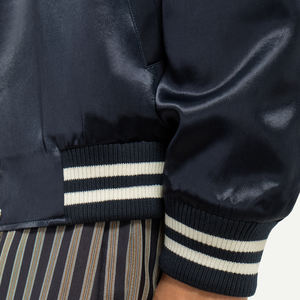 Veste bomber unisexe 2026 OEM en gros, personnalisable, style vintage, pilote, fermeture éclair, sans marque, pour homme et femme - Product Image 5