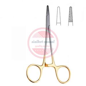 Portaagujas TC Instrumentos quirúrgicos de acero inoxidable Portaagujas con logotipo personalizado - Product Image 2