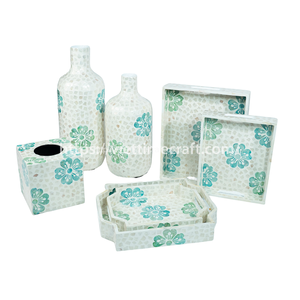 Juego de incrustaciones de nácar más vendido, objetos mostrados en la sala de estar, baño, cocina, dormitorio, artesanía de Vietnam al por mayor - Product Image 1