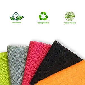 แผ่นผ้าปอกระเจาหลากสีเป็นมิตรกับสิ่งแวดล้อมในหลายเฉดสีสามารถปรับแต่งได้ทนทานใช้ซ้ำได้ - Product Image 5