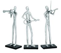 Figurine de danse de couple galvanoplastie Figurine de décoration d'étagère de finition brillante de haute qualité pour la décoration de la maison et du bureau