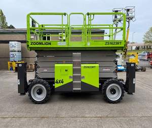 Plataformas Elevadoras de Tijera Nuevas para Terrenos Difíciles ZS1623RT, Equipo de Construcción con Motor de Fácil Mantenimiento y Construcción de Acero - Product Image 2