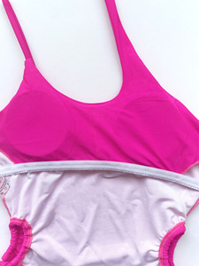 Traje de baño recortado de una pieza negro para mujer, traje de baño 2022, Bikini de natación de un solo hombro para mujer - Product Image 6