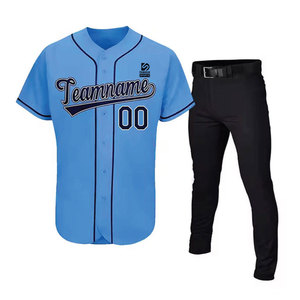 Uniforme de Béisbol Personalizado con Estampado Digital, Transpirable, de Secado Rápido, 100% Poliéster, Servicio OEM, MOQ Bajo, Nuevo Estilo - Product Image 1