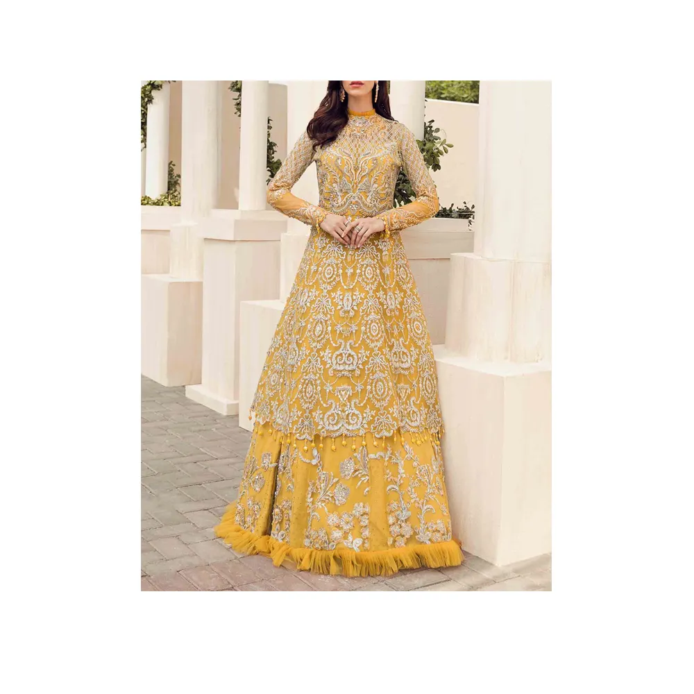 インディアンウェアピュアジョーゼットヘビーシーケンス刺EmbroideryワークLehengaCholi for Women Wear Collection for Festival and Party Wear