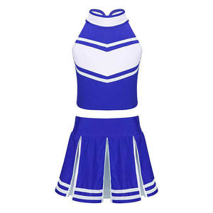 Uniformes de cheerleading de compétition pour femmes, ensembles de cheerleading personnalisés en couleur, fabriqués au Pakistan - Product Image 4