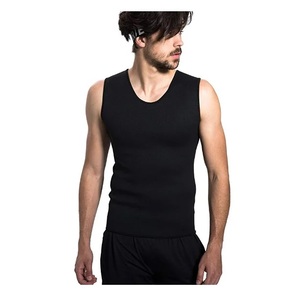 Servicio OEM Ropa Deportiva de Doble Capa Quema Grasa, Color Personalizado, Camiseta sin Mangas Transpirable 100% Algodón - Product Image 3