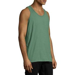 Camiseta sin mangas Gym Fitness Ropa de hombre Tallas grandes Camisetas sin mangas de algodón Color sólido Transpirable High Street Style Camisetas sin mangas para hombre - Product Image 4