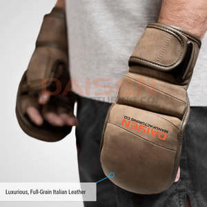 Guantes de Entrenamiento de MMA Resistentes Hechos a Medida, Venta al Por Mayor, Bajo MOQ, Guantes de Entrenamiento de MMA con Cierre de Velcro - Product Image 5