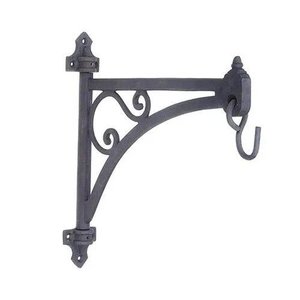 Handmade Iron <b>Wall</b> Lantern Hanger Bracket Black Hook Hanging Basket Planter Garden Lantern Hook <b>Wall</b> Brackets - Product Image 4