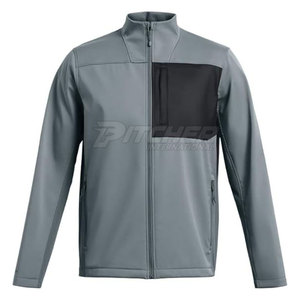 High Quality Pakistan Made <b>Men's</b> Softshell <b>Jacket</b> with Stand Collar Eco-Friendly Windproof <b>Lightweight</b> Design - Product Image 5