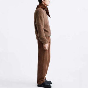 Suéter de Cachemira y Lana para Hombre, Nuevo, Transpirable, de Manga Larga, de Punto, de Secado Rápido, Antiarrugas y Antibolitas - Product Image 6