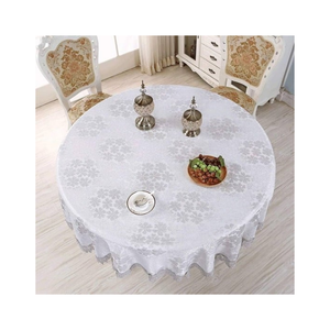 Contemporary Cotton Pink <b>Netted</b> 60x90 Inch Dining Table Cloth ISO 9001 Durable Washable Fabric Ready to Ship Quick Dispatch - Product Image 5