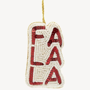 Porte-clés en perles de rocaille indiennes faits à la main, porte-clés en cristal en perles de rocaille, breloques pour sac à main pour l'été - Product Image 1