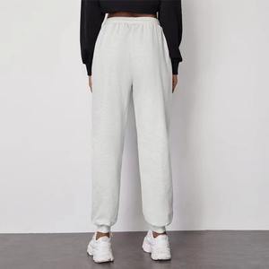 กางเกงขายาวทรงบานเอวสูงสำหรับวัยรุ่น ผ้าฟลีซกันลม ใส่สบาย มีเชือกผูกและกระเป๋า เหมาะสำหรับฤดูหนาว - Product Image 1