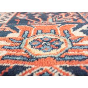 Alfombra Grande de Lana Anudada a Mano Aalam, Diseño Abstracto con Medallón Rojo Naranja, Rectangular, para el Hogar, Modelo Paem-334, para Entrada, Pasillo, Sala de Estar - Product Image 3