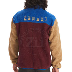 Chaqueta Polar de Invierno para Hombre, Color Sólido, Cómoda, con Cuello Alto y Logotipo Frontal, Transpirable, Ligera y Resistente al Viento - Product Image 4
