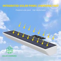 Solusi Pencahayaan LED Tenaga Surya Paten Baru Anti-Pencurian Sensor Baterai Papan Reklame Komersial untuk Tiang Papan Nama Real Estat